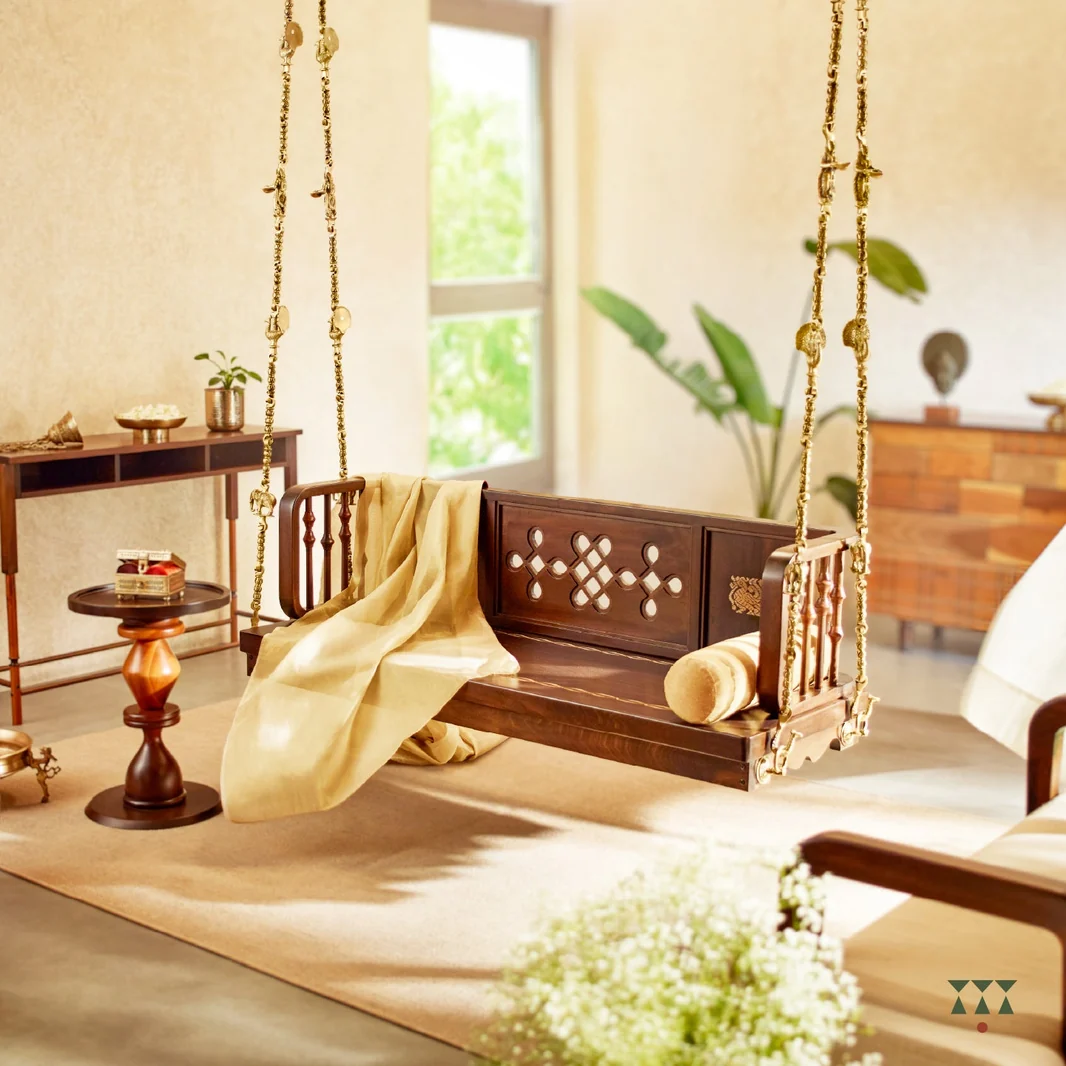 wooden swing